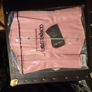 Corset Story under bust pink